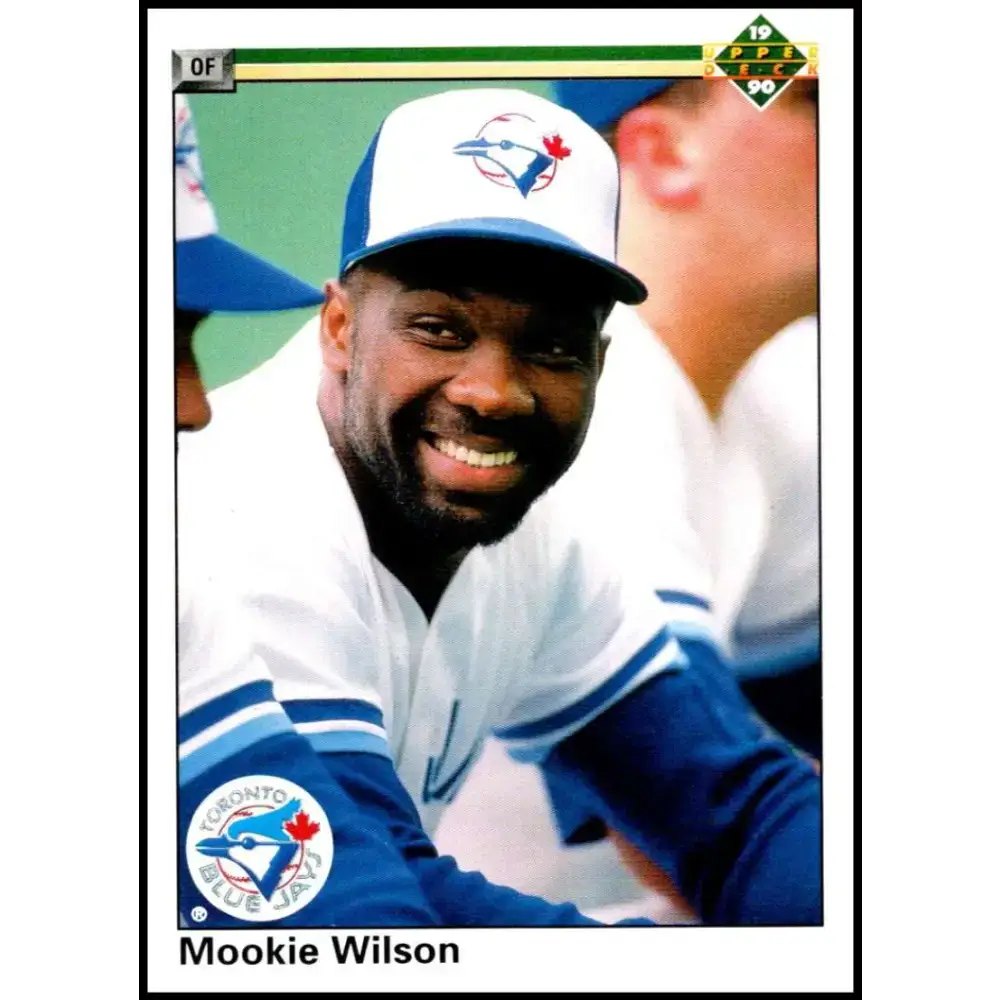 1990 Upper Deck #481 Mookie Wilson NM-MT Toronto Blue Jays Baseball Card - Baseball Card Single