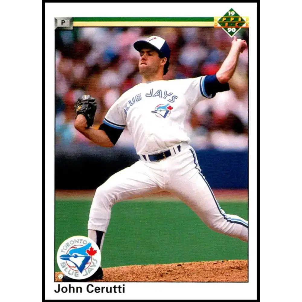 1990 Upper Deck #485 John Cerutti NM-MT Toronto Blue Jays Baseball Card - Baseball Card Single