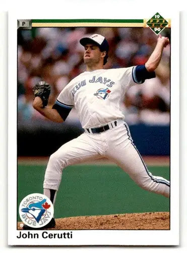 Original gloss 1990 Upper Deck John Cerutti Toronto Blue Jays baseball card