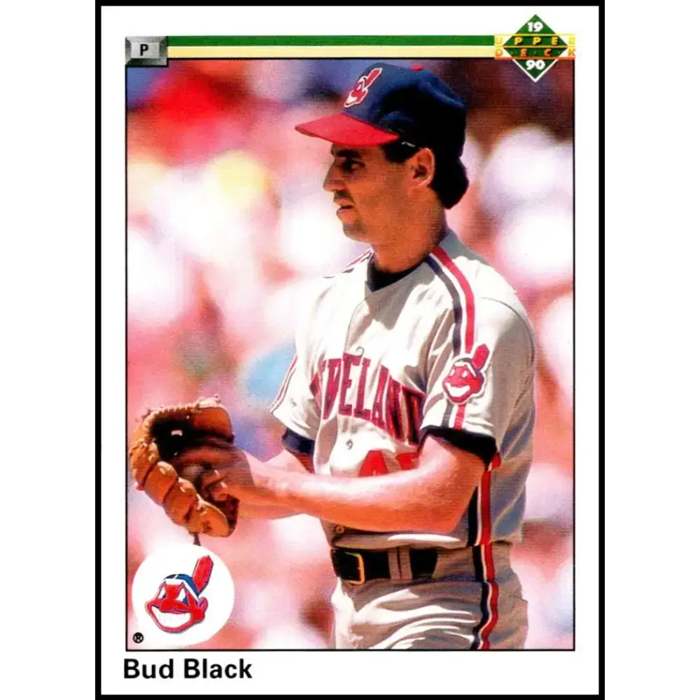 1990 Upper Deck #498 Bud Black NM-MT Cleveland Indians Baseball Card - Baseball Card Single