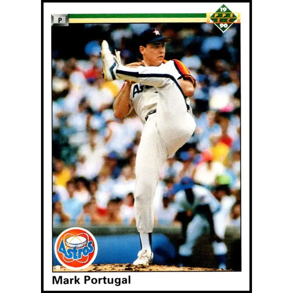 1990 Upper Deck #502 Mark Portugal NM-MT Houston Astros Baseball Card - Baseball Card Single