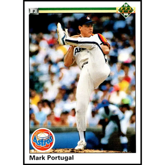 1990 Upper Deck #502 Mark Portugal NM-MT Houston Astros Baseball Card - Baseball Card Single