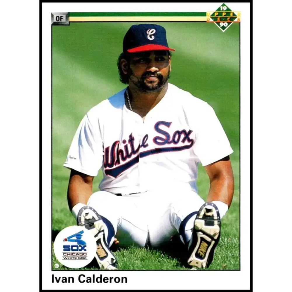1990 Upper Deck #503 Ivan Calderon NM-MT Chicago White Sox Baseball Card - Baseball Card Single
