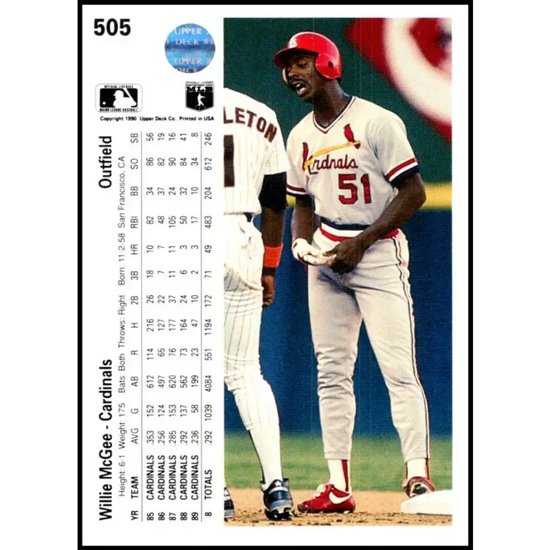1990 Upper Deck #504 Rick Rhoden NM-MT Houston Astros Baseball Card - Baseball Card Single