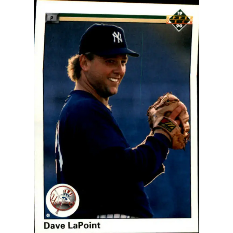 1990 Upper Deck #507 Dave LaPoint NM-MT New York Yankees Baseball Card - Baseball Card Single