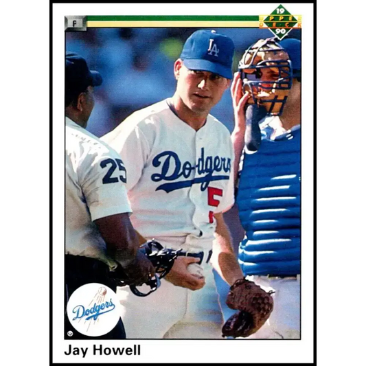 1990 Upper Deck #508 Jay Howell NM-MT Los Angeles Dodgers Baseball Card - Baseball Card Single
