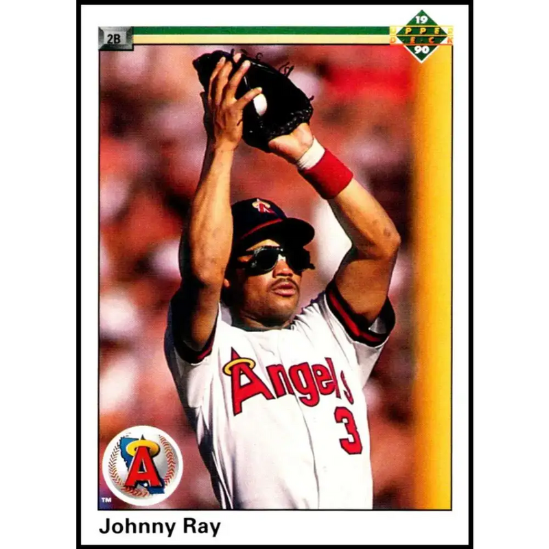 1990 Upper Deck #509 Johnny Ray NM-MT California Angels Baseball Card - Baseball Card Single