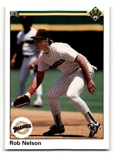 1990 Upper Deck #51 Rob Nelson San Diego Padres Baseball Cards EX/NM ID:54152 - Baseball Card Single