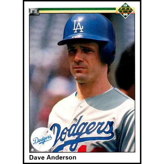 1990 Upper Deck #510 Dave Anderson NM-MT Los Angeles Dodgers Baseball Card - Baseball Card Single