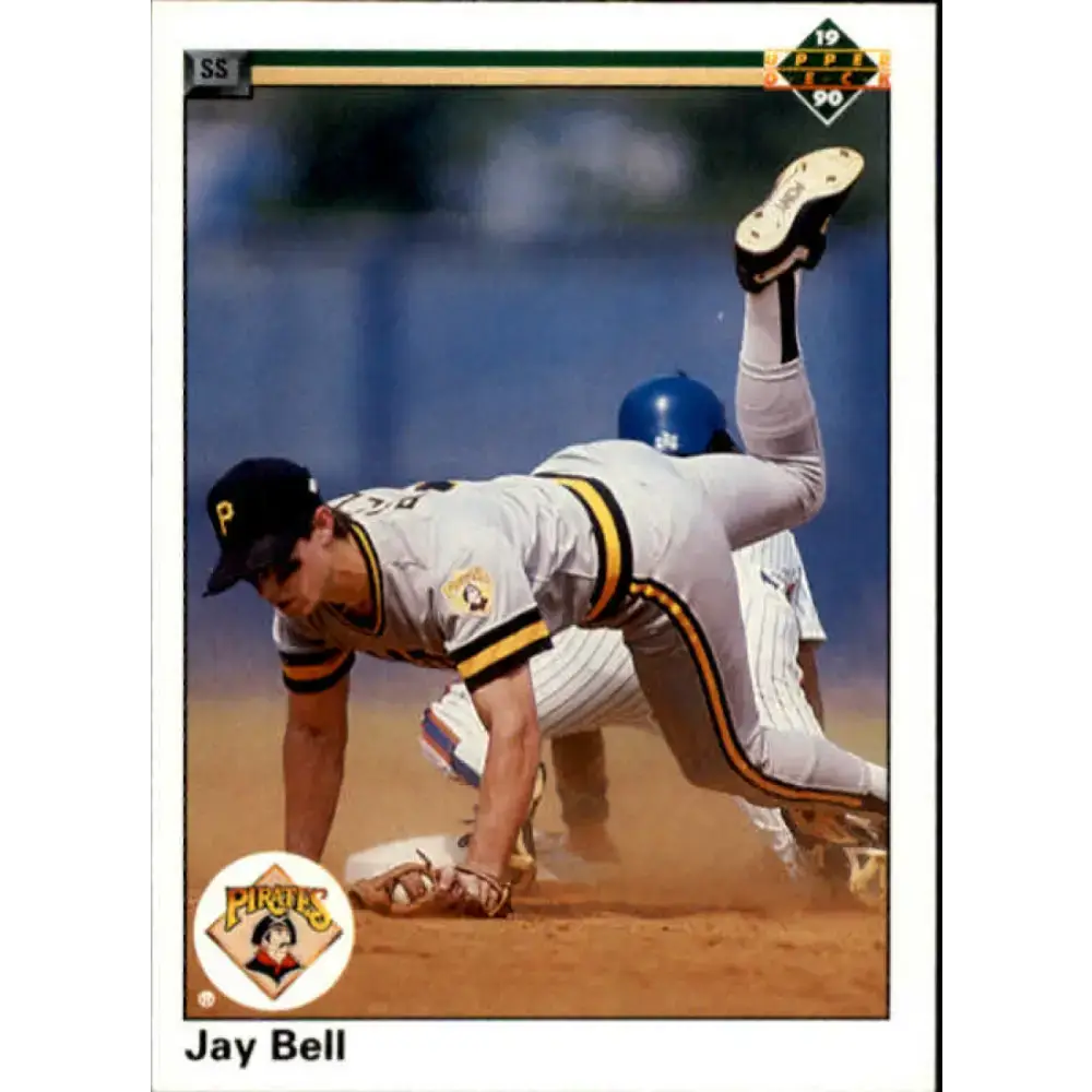 1990 Upper Deck #517 Jay Bell NM-MT Pittsburgh Pirates Baseball Card - Baseball Card Single