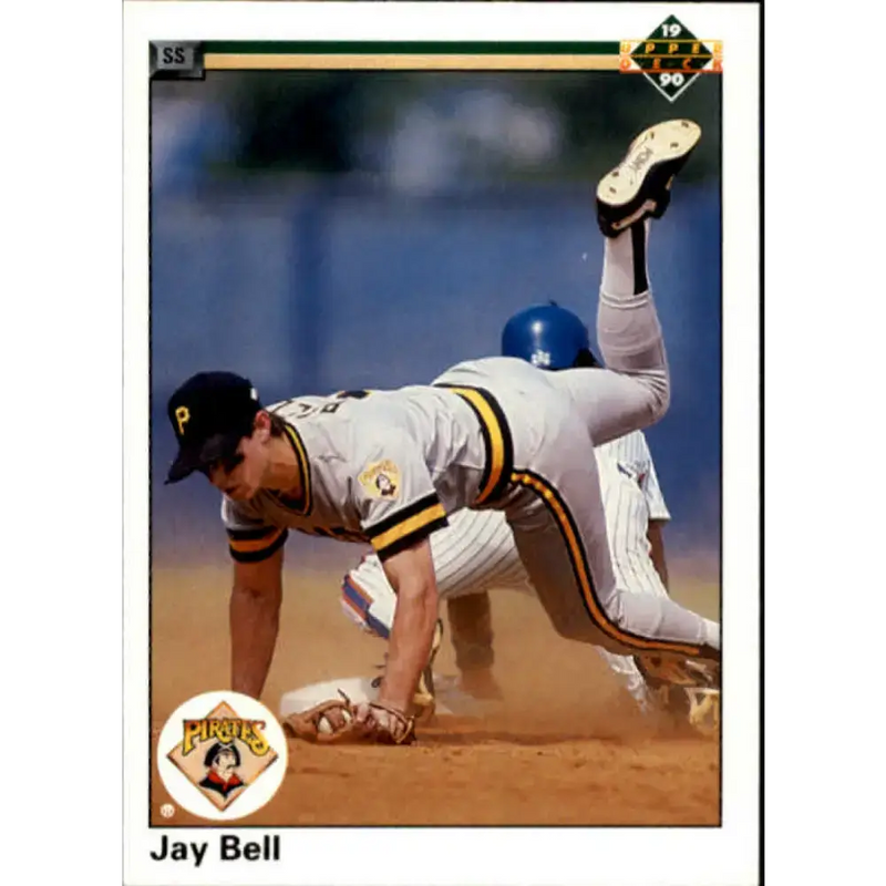 1990 Upper Deck #517 Jay Bell NM-MT Pittsburgh Pirates Baseball Card - Baseball Card Single