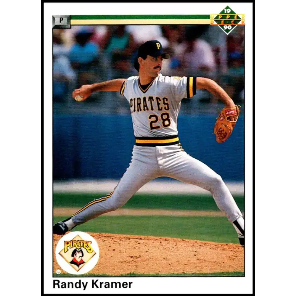 1990 Upper Deck #519 Randy Kramer UER NM-MT Pittsburgh Pirates Baseball Card - Baseball Card Single