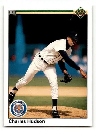 1990 Upper Deck #520 Charles Hudson Detroit Tigers Baseball Cards EX ID:54156 - Baseball Card Single