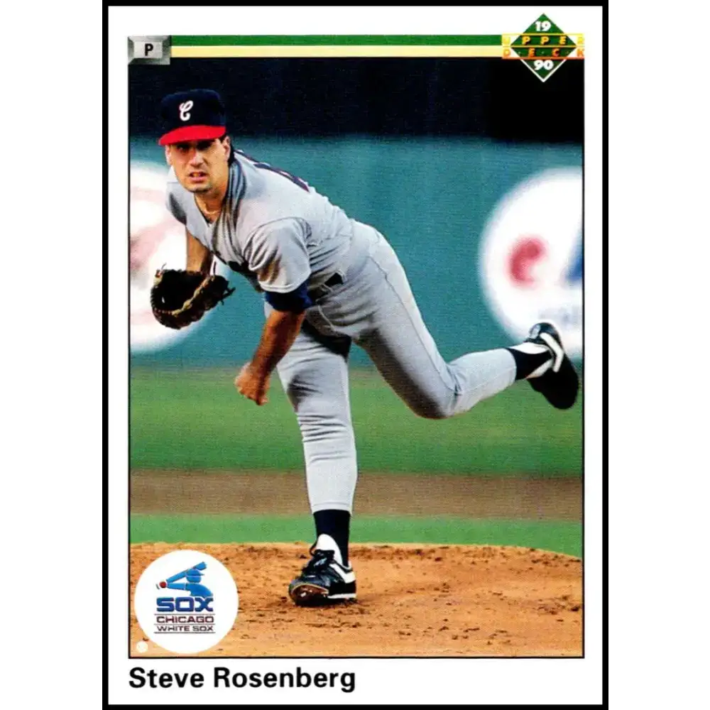 1990 Upper Deck #522 Steve Rosenberg NM-MT Chicago White Sox Baseball Card - Baseball Card Single