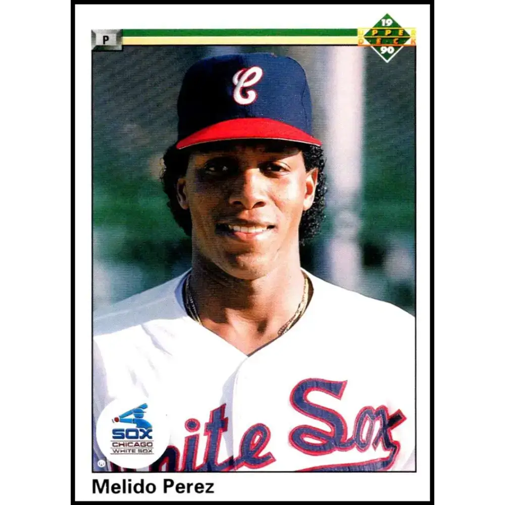 1990 Upper Deck #525 Melido Perez NM-MT Chicago White Sox Baseball Card - Baseball Card Single