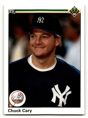 1990 Upper Deck #528 Chuck Cary New York Yankees Baseball Cards EX/N ID:54177 - Baseball Card Single