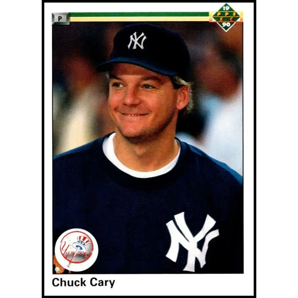 1990 Upper Deck #528 Chuck Cary NM-MT New York Yankees Baseball Card - Baseball Card Single