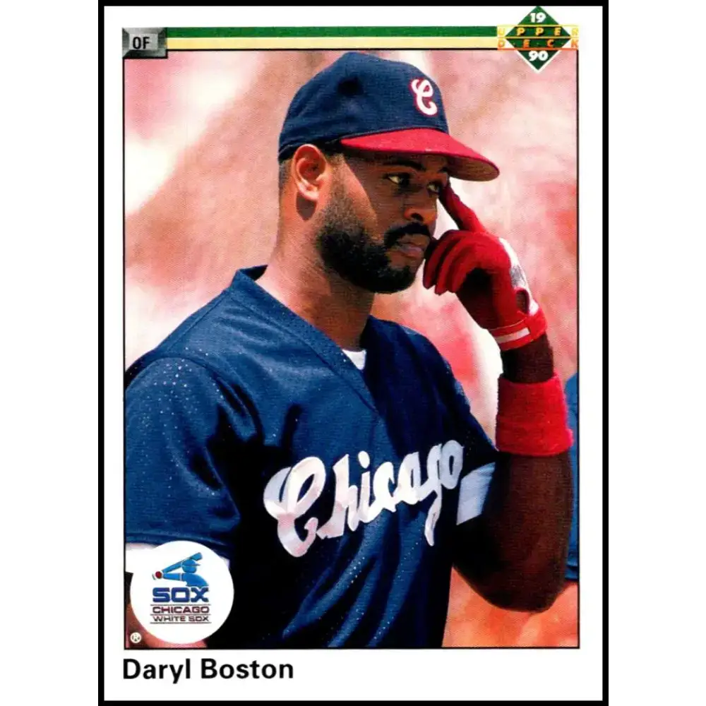 1990 Upper Deck #529 Daryl Boston NM-MT Chicago White Sox Baseball Card - Baseball Card Single