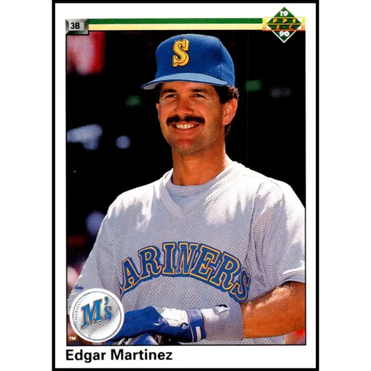 1990 Upper Deck #532 Edgar Martinez NM-MT Seattle Mariners Baseball Card - Baseball Card Single