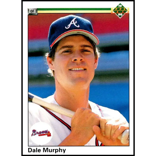 1990 Upper Deck #533 Dale Murphy NM-MT Atlanta Braves Baseball Card - Baseball Card Single