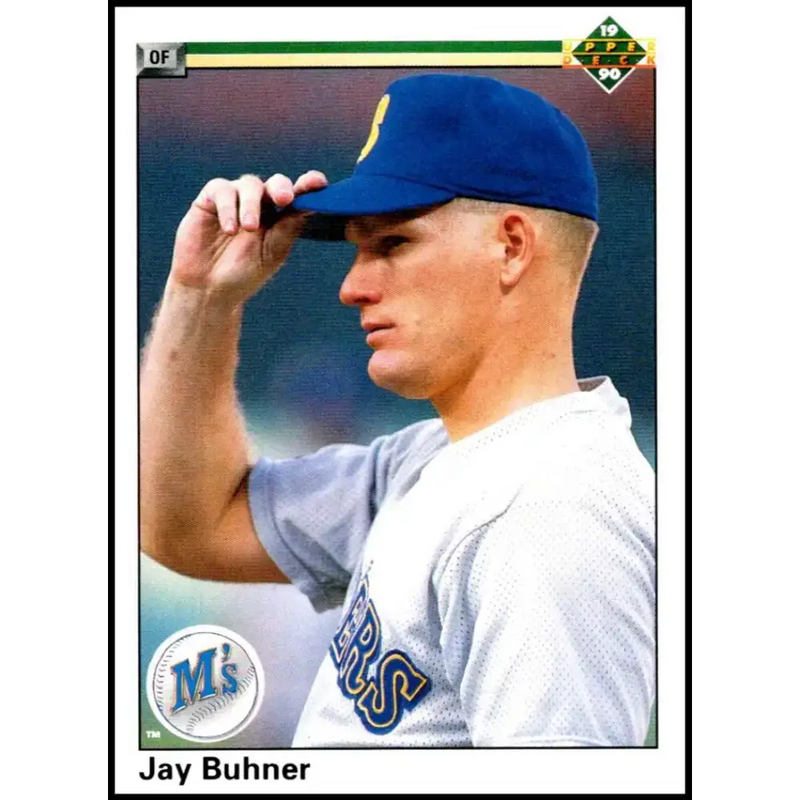 1990 Upper Deck #534 Jay Buhner NM-MT Seattle Mariners Baseball Card - Baseball Card Single