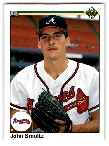 1990 Upper Deck #535 John Smoltz EX Excellent Braves ID:67304 - Baseball Card Single
