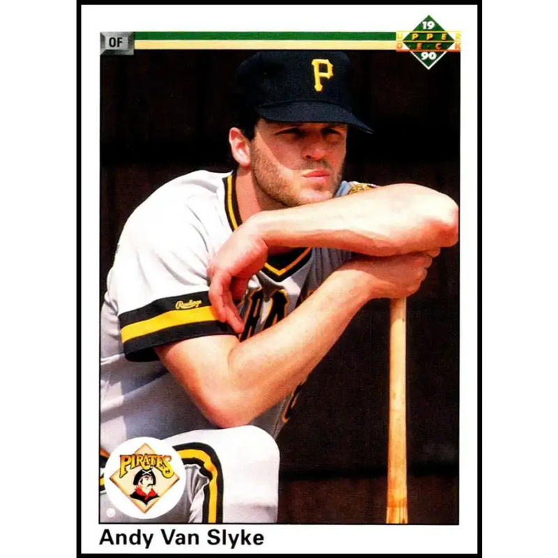 1990 Upper Deck #536 Andy Van Slyke NM-MT Pittsburgh Pirates Baseball Card - Baseball Card Single