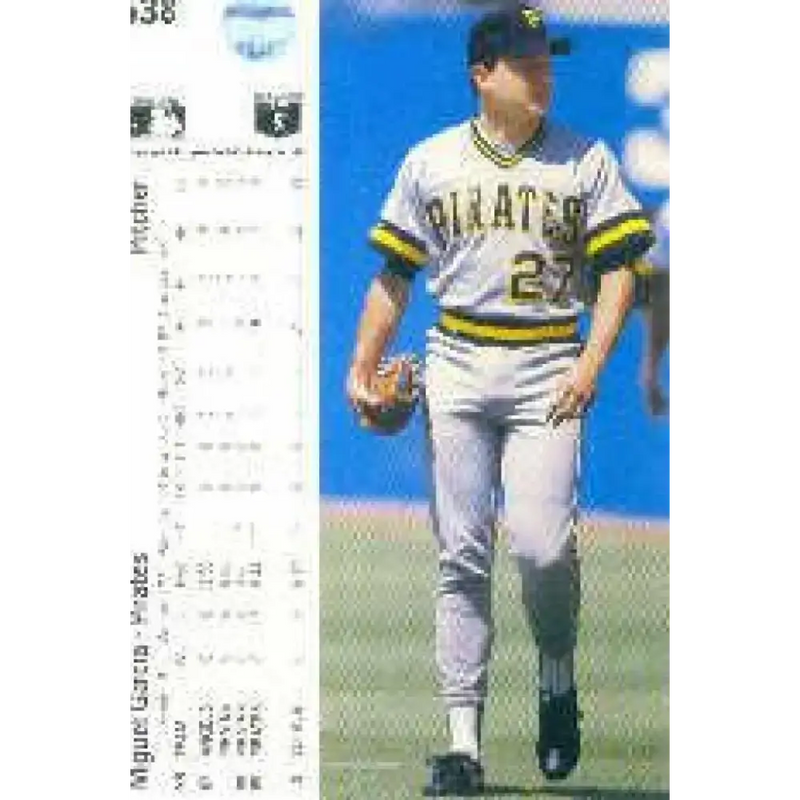 1990 Upper Deck #538 Miguel Garcia NM-MT Pittsburgh Pirates Baseball Card - Baseball Card Single