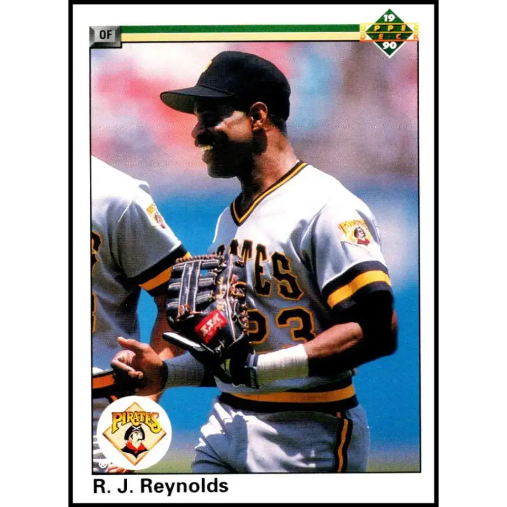 1990 Upper Deck #540 R.J. Reynolds NM-MT Pittsburgh Pirates Baseball Card - Baseball Card Single