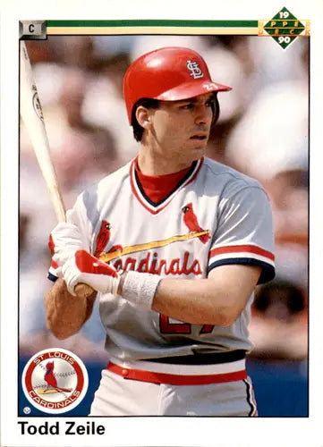 1990 Upper Deck #545 Todd Zeile EX/NM Cardinals ID:46140 - Baseball Card Single