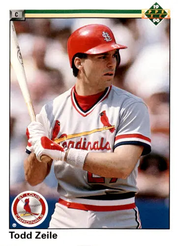 1990 Upper Deck #545 Todd Zeile NM-MT Cardinals ID:45973 - Baseball Card Single
