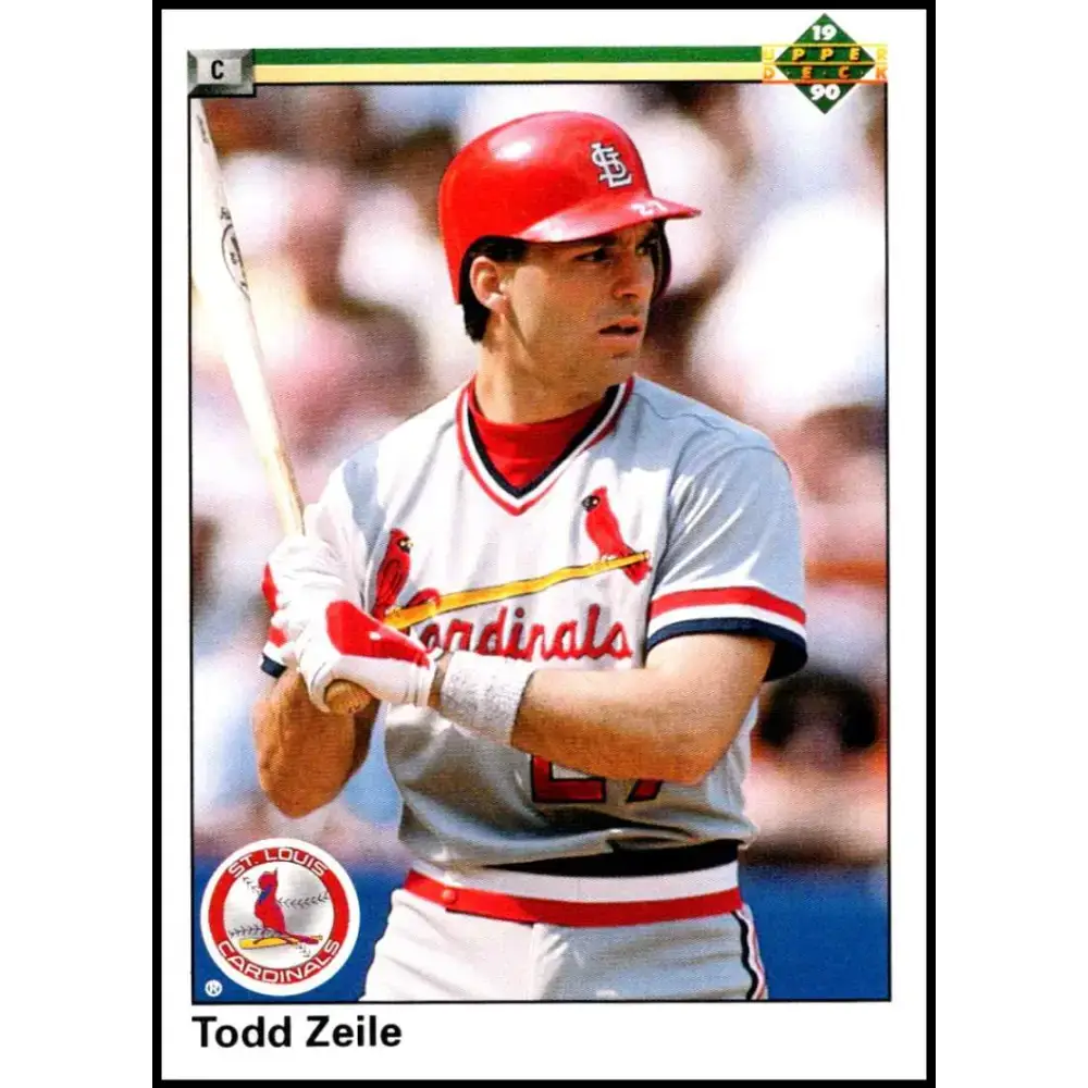 1990 Upper Deck #545 Todd Zeile NM-MT St. Louis Cardinals Baseball Card - Baseball Card Single