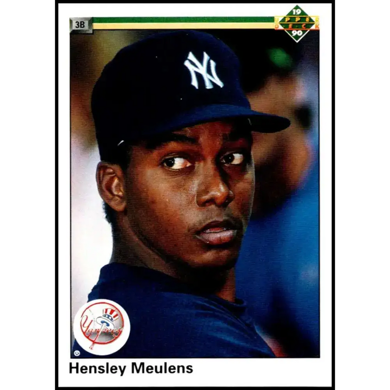 1990 Upper Deck #546 Hensley Meulens NM-MT New York Yankees Baseball Card - Baseball Card Single