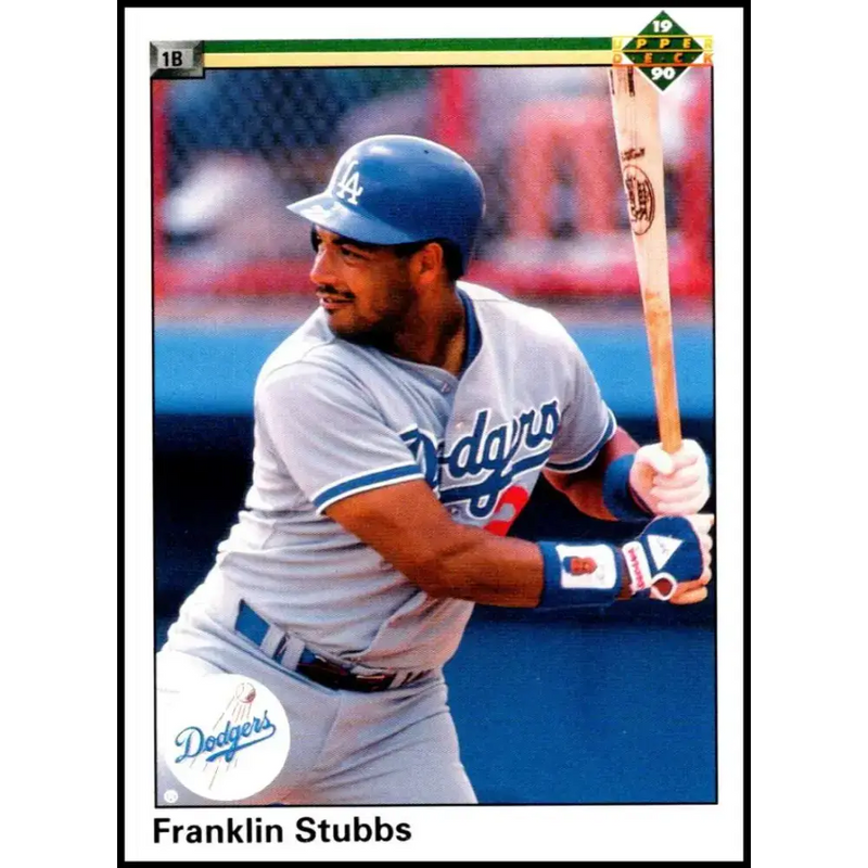 1990 Upper Deck #550 Franklin Stubbs NM-MT Los Angeles Dodgers Baseball Card - Baseball Card Single