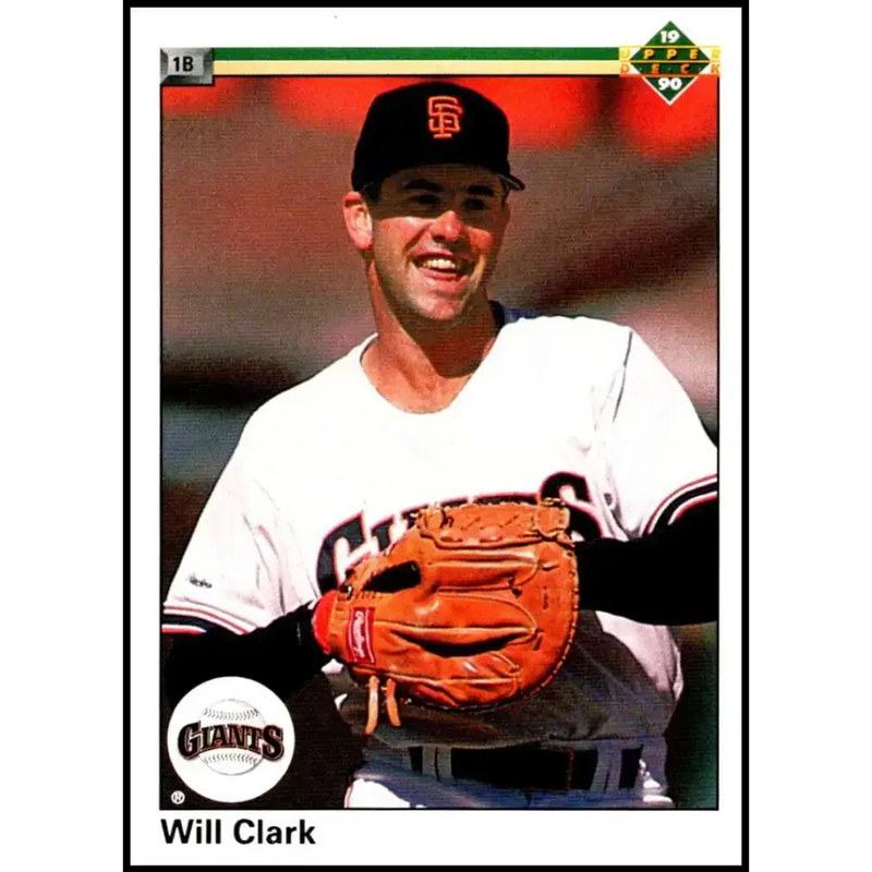 1990 Upper Deck #556 Will Clark NM-MT San Francisco Giants Baseball Card - Baseball Card Single