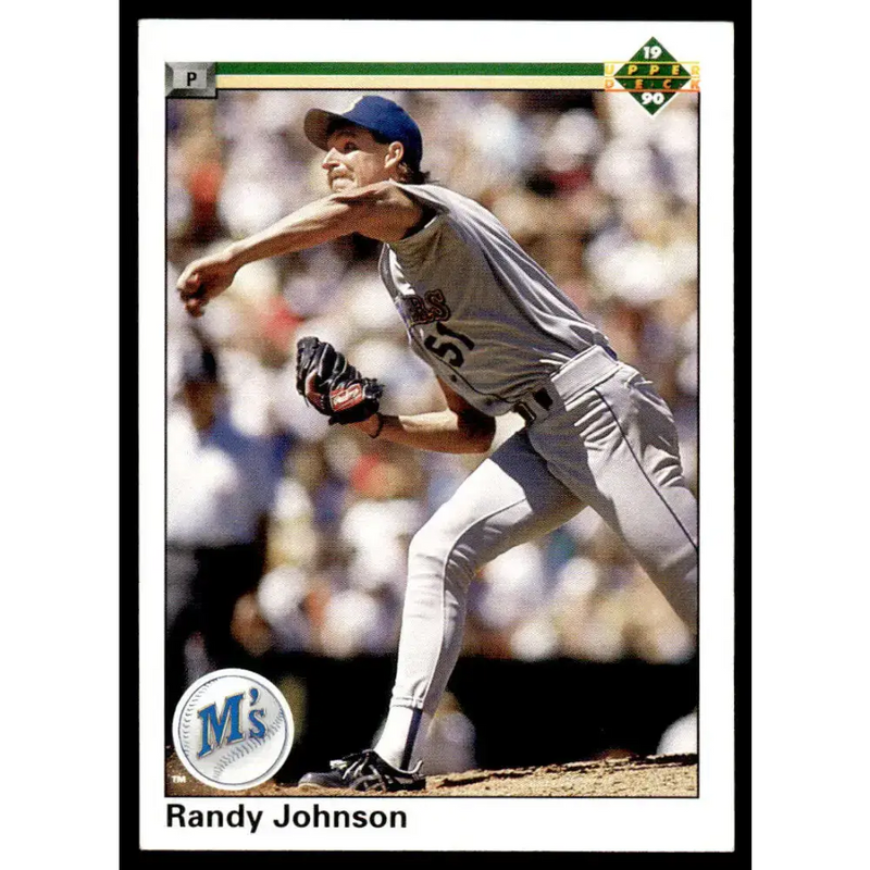 1990 Upper Deck #563 Randy Johnson NM-MT Seattle Mariners Baseball Card - Baseball Card Single