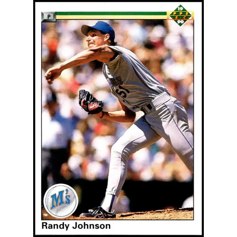 1990 Upper Deck #563 Randy Johnson NM-MT Seattle Mariners Baseball Card - Baseball Card Single