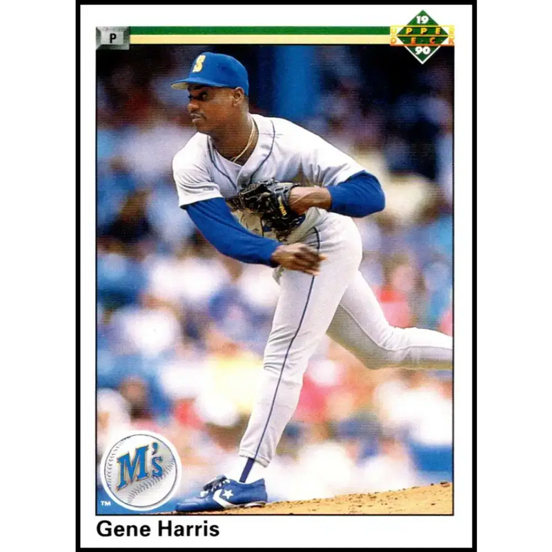 1990 Upper Deck #565 Gene Harris NM-MT Seattle Mariners Baseball Card - Baseball Card Single