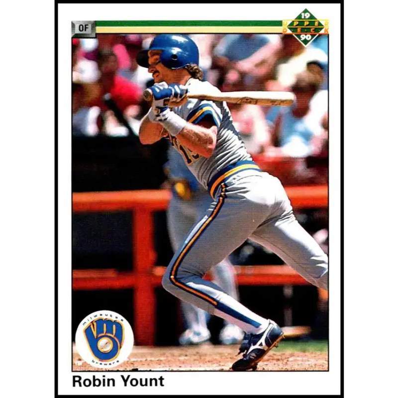1990 Upper Deck #567 Robin Yount UER NM-MT Milwaukee Brewers Baseball Card - Baseball Card Single
