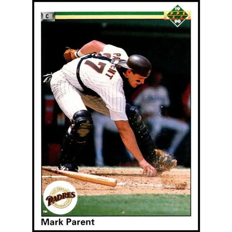 1990 Upper Deck #569 Mark Parent NM-MT San Diego Padres Baseball Card - Baseball Card Single