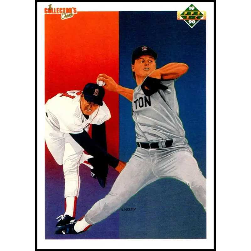 1990 Upper Deck #57 Roger Clemens TC NM-MT Boston Red Sox Baseball Card - Baseball Card Single