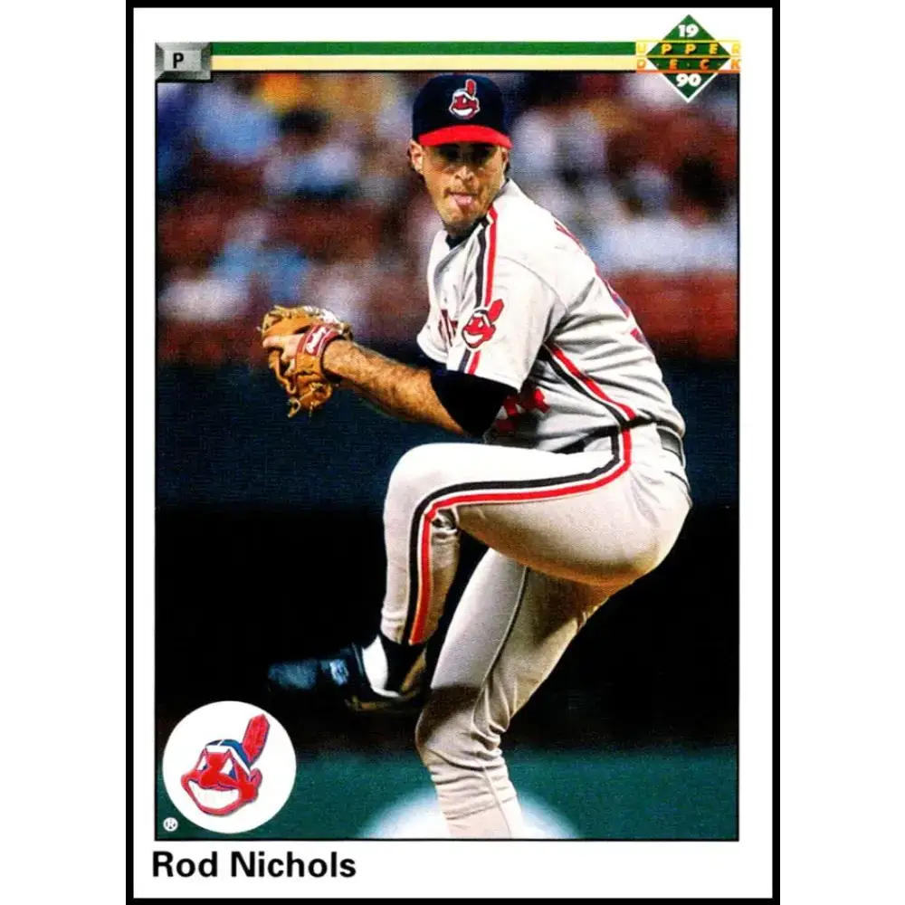1990 Upper Deck #572 Rod Nichols NM-MT Cleveland Indians Baseball Card - Baseball Card Single