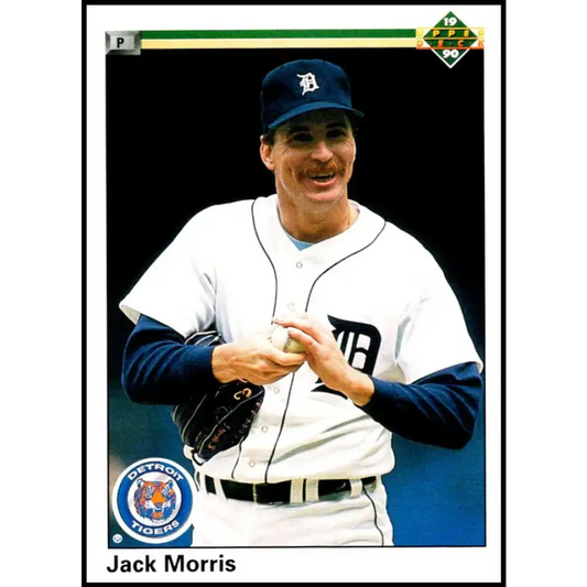 1990 Upper Deck #573 Jack Morris NM-MT Detroit Tigers Baseball Card - Baseball Card Single