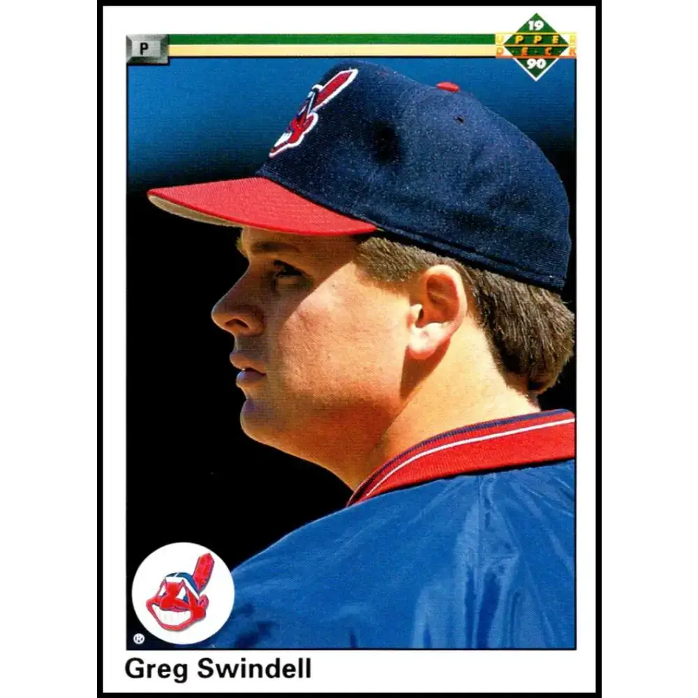 1990 Upper Deck #574 Greg Swindell NM-MT Cleveland Indians Baseball Card - Baseball Card Single