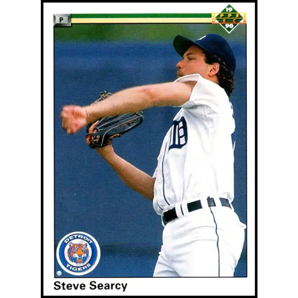 1990 Upper Deck #575 Steve Searcy NM-MT Detroit Tigers Baseball Card - Baseball Card Single