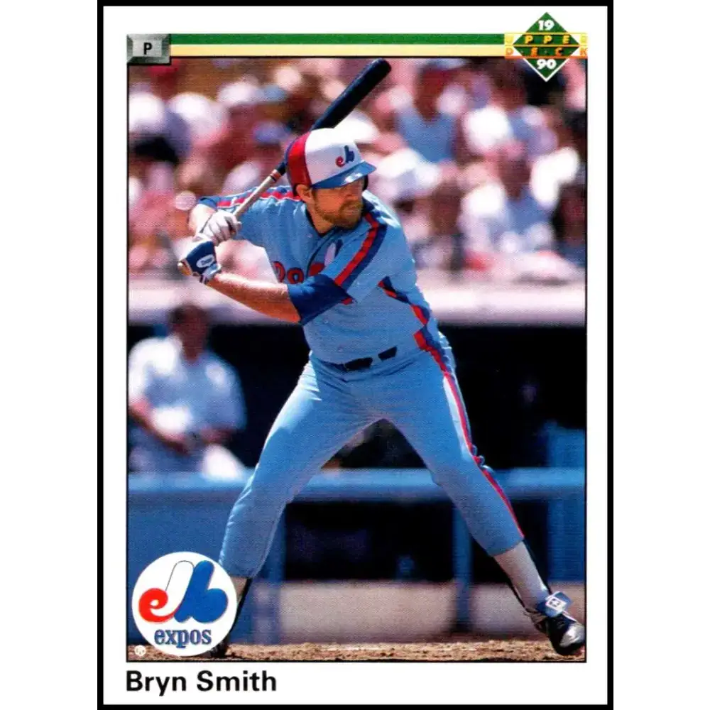 1990 Upper Deck #579 Bryn Smith NM-MT Montreal Expos Baseball Card - Baseball Card Single