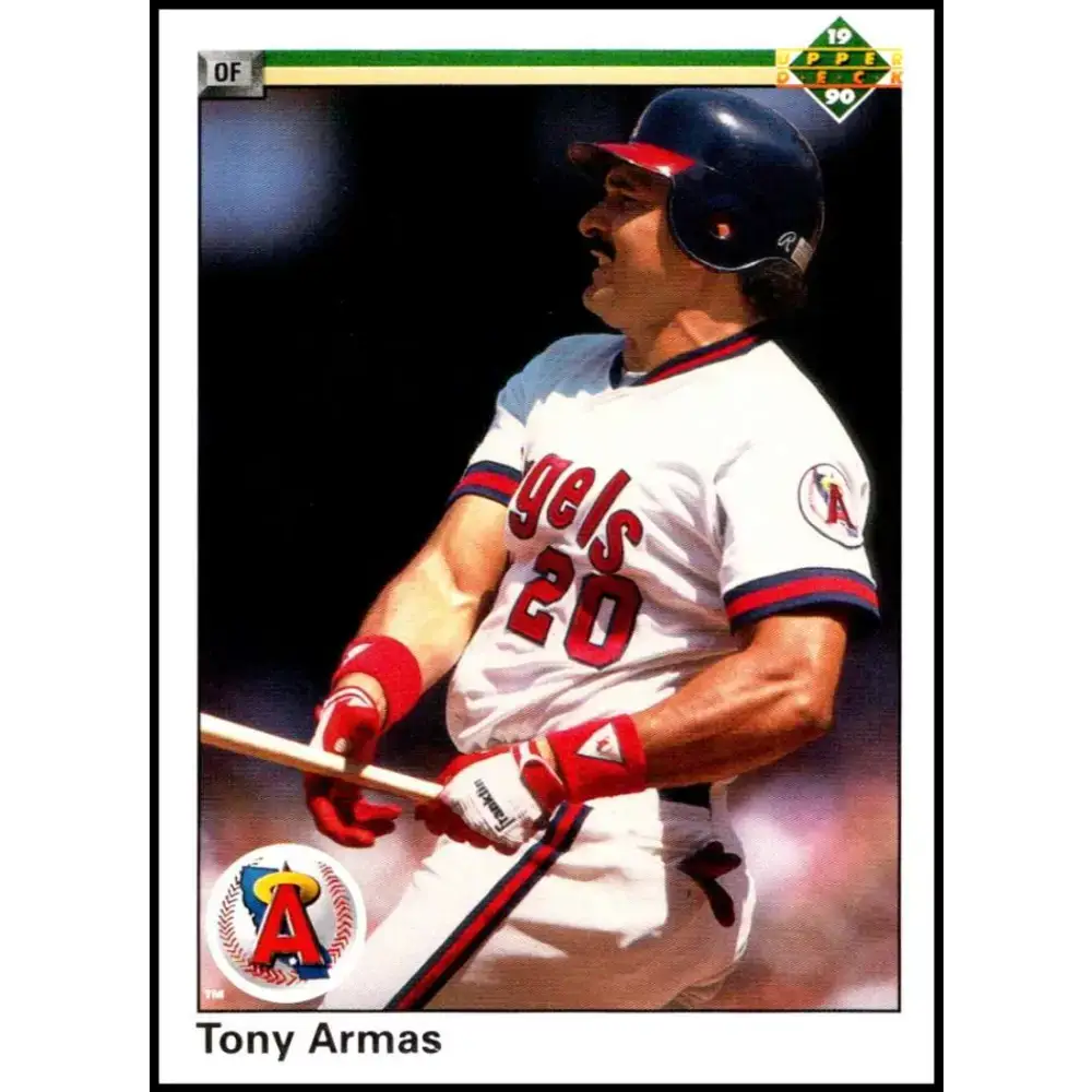 1990 Upper Deck #58 Tony Armas NM-MT California Angels Baseball Card - Baseball Card Single
