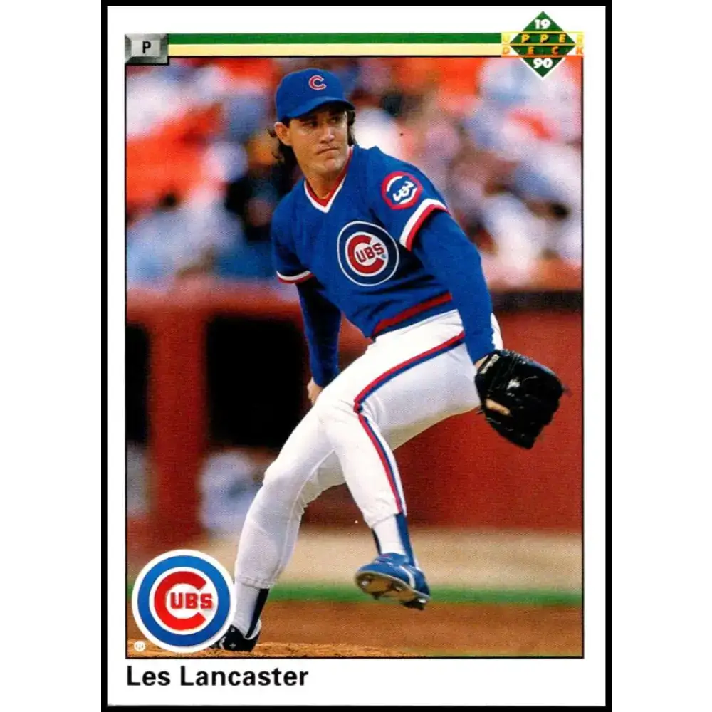 1990 Upper Deck #584 Les Lancaster NM-MT Chicago Cubs Baseball Card - Baseball Card Single