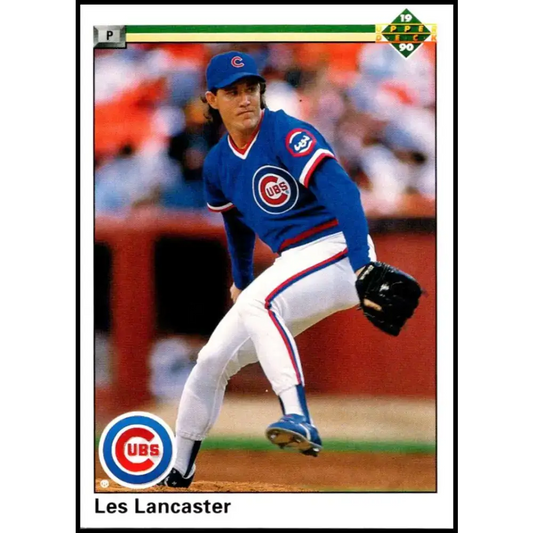 1990 Upper Deck #584 Les Lancaster NM-MT Chicago Cubs Baseball Card - Baseball Card Single