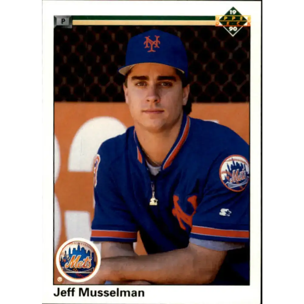 1990 Upper Deck #585 Jeff Musselman NM-MT New York Mets Baseball Card - Baseball Card Single